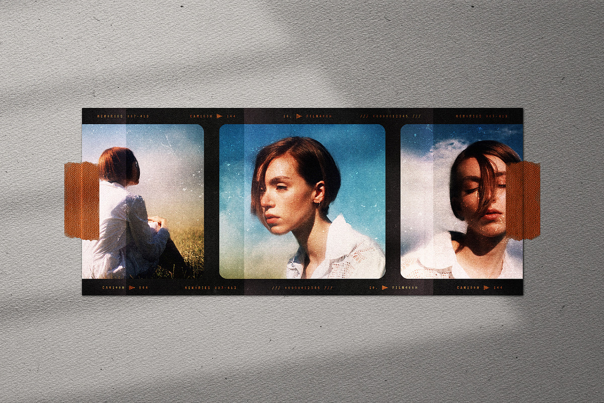 Vintage Film Frames Mockup Bundle, a Product Mockup by DVLOOP MOCKUP (Photo 4 of 11)