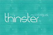 Thinster Typeface, a Sans Serif Font by Monogram (Thumbnail 1 of 4)