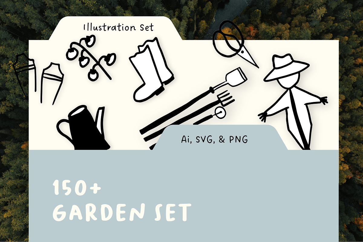 150+ Garden Illustrations Collection, an Object Illustration by The Journey Atelier (Photo 1 of 5)
