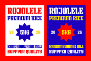 Blukat – Stencil Display Font, a Sans Serif Font by Griyo Type (Thumbnail 9 of 10)