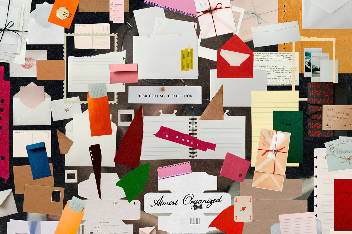 Almost Organized: Desk Collage Pack, an Object Graphic by Purple (Photo 7 of 16)