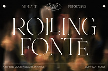 Rolling Fonte - Luxury Typeface