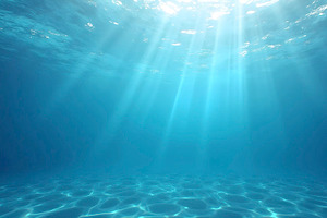 Blue Ocean Water Texture in High Def, a Photo by LOGOCREATIVE