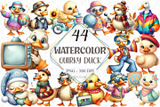 Quirky Duck Sublimation Clipart, a Graphic by designcity5 (Thumbnail 1 of 5)