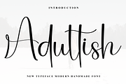 Adultish, a Handwritten Font by FreshTypeINK (Thumbnail 1 of 8)
