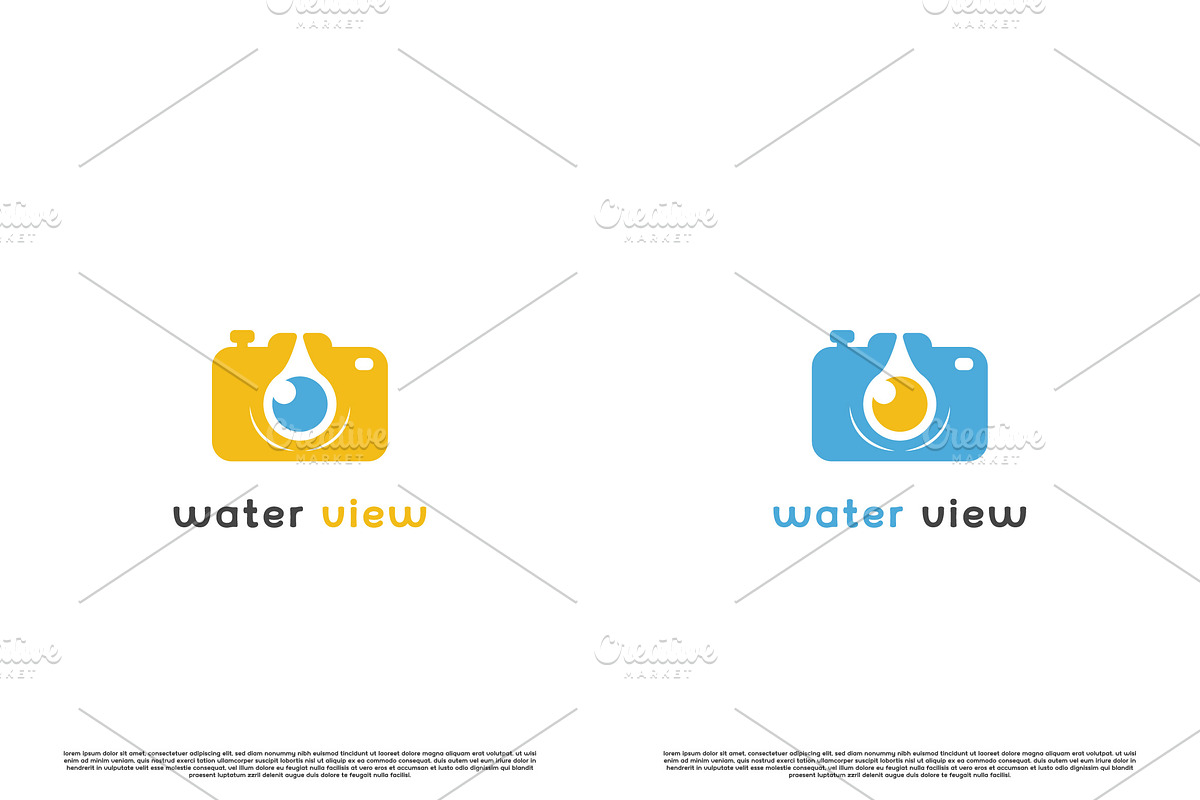 Water Camera Logo Design Icon, a Branding & Logo Template by Morvana Crew