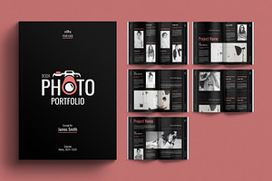 Photo Book Template Design Layout