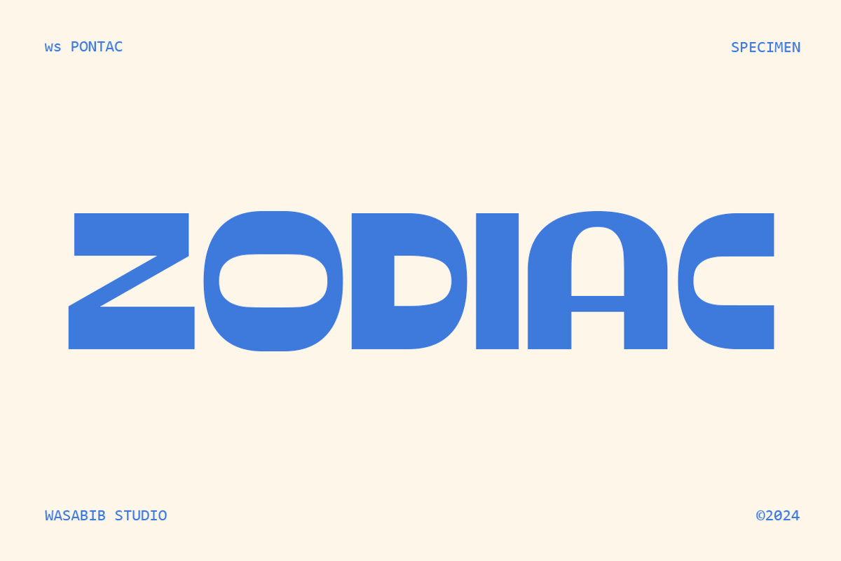 WS Pontac, a Sans Serif Font by Wasabib Studio (Photo 1 of 8)