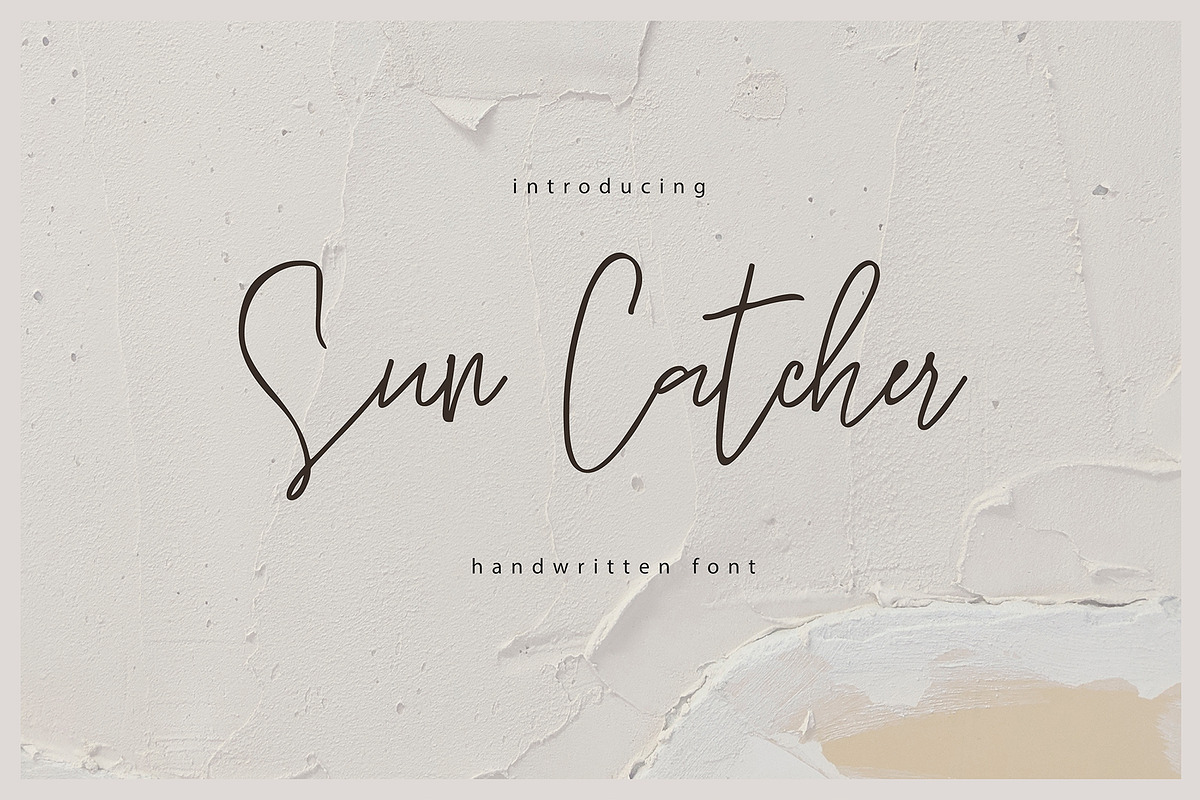 Sun Catcher Handwritten Script