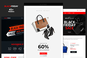 BlackFriday Email Template + Builder