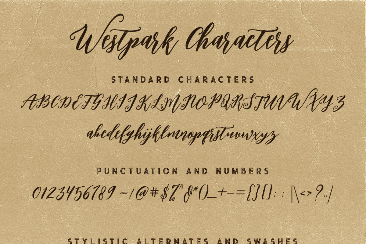 Westpark Script Font Duo preview 7