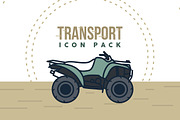 Transport Icon Pack, an Illustration by RSO (Thumbnail 1 of 2)