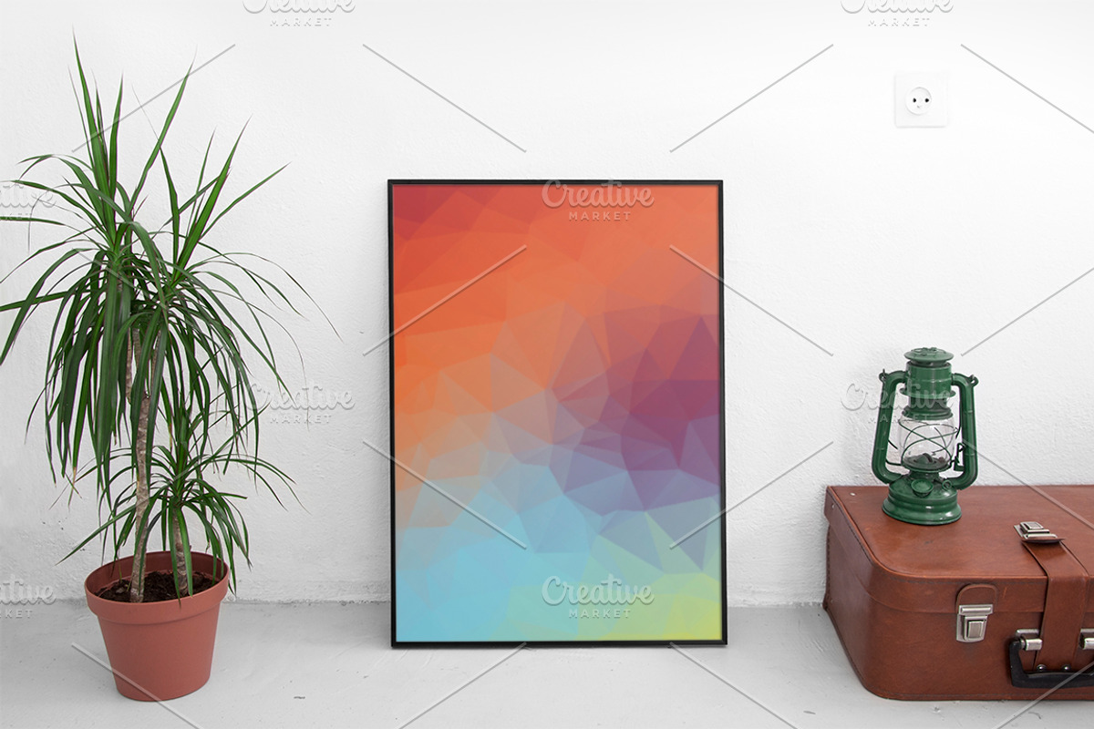 Low Poly Geometric Backgrounds (15), a Pattern Graphic by Pulp Creative Studios (Photo 4 of 6)