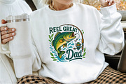 Retro Reel Great Dad Png Fishing Dad, an Illustration by Sublimation Artist (Thumbnail 2 of 9)
