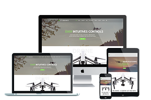 LT Drones Onepage Drone WordPress