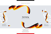 Germany flag ribbon vector, a Templates & Theme by Simbos (Thumbnail 9 of 9)