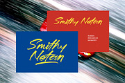 Bahery Stankif Modern Brush Font, a Script Font by stylishtype.co (Thumbnail 16 of 20)