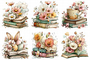 Whimsical Spring Book Clipart, an Illustration by Daily.Designs (Thumbnail 4 of 5)