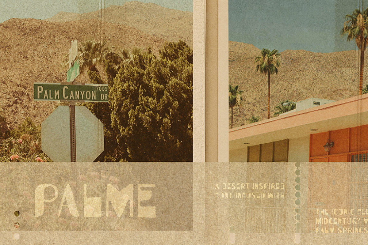 TRE PALME Midcentury Modern Font, a Handwritten Font by By Hand Designs (Photo 7 of 7)