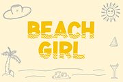 Beautiful Summer - Summer Font Types, a Font by KiddoGlyphs Studio (Thumbnail 2 of 4)