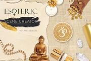 Scene Creator Esoteric Mockup, a Mockup by EYWA ART (Thumbnail 1 of 13)