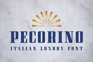 Pecorino Font