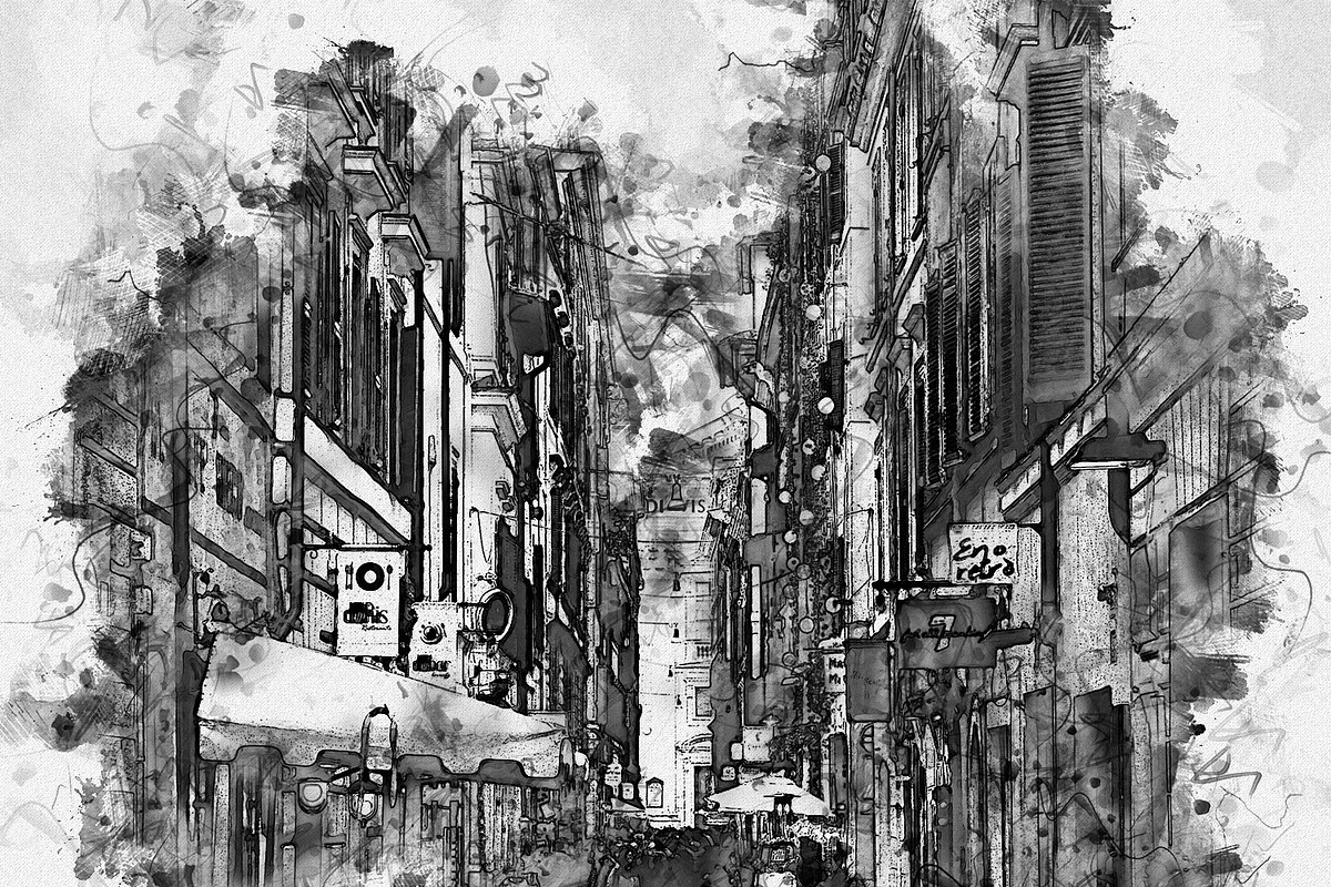 Ink Art Photoshop Action, an Action Add-On by MRI STUDIO (Photo 7 of 13)