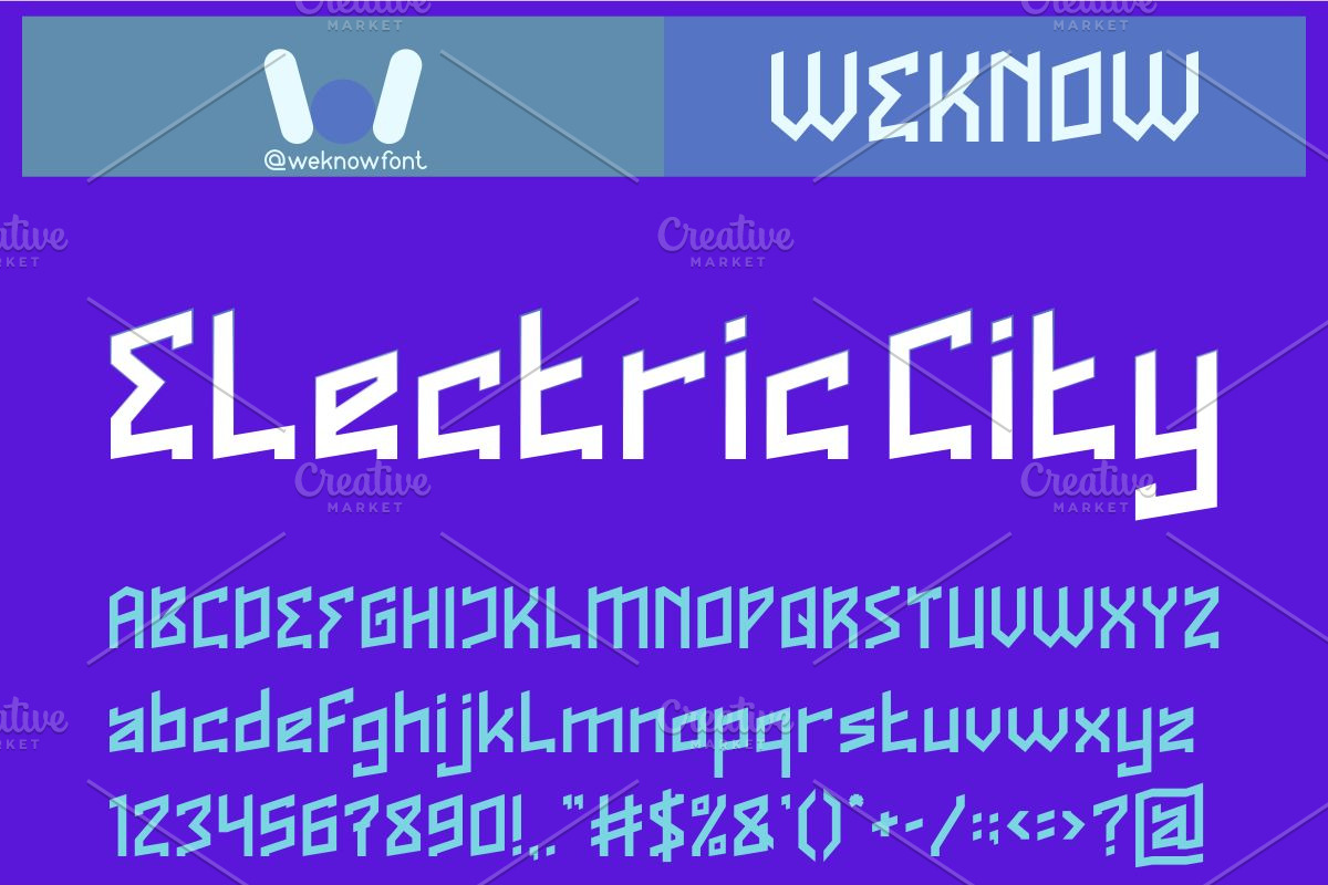Rock Alternative Font, a Font by weknow (Photo 5 of 8)