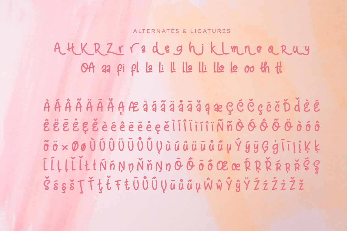 Analogic - Handwriting Font, a Script Font by ARSAVISUAL (Photo 8 of 9)