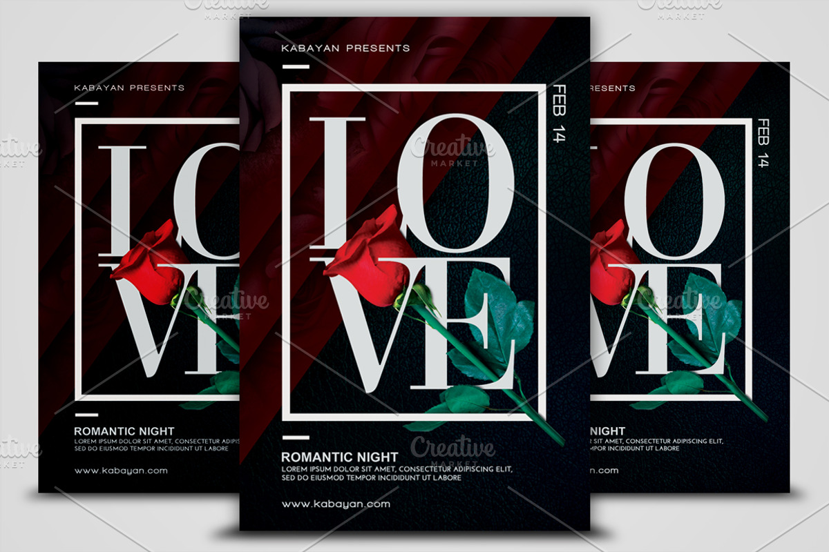 Love Flyer, a Flyer Template by AyumaDesign (Photo 2 of 5)