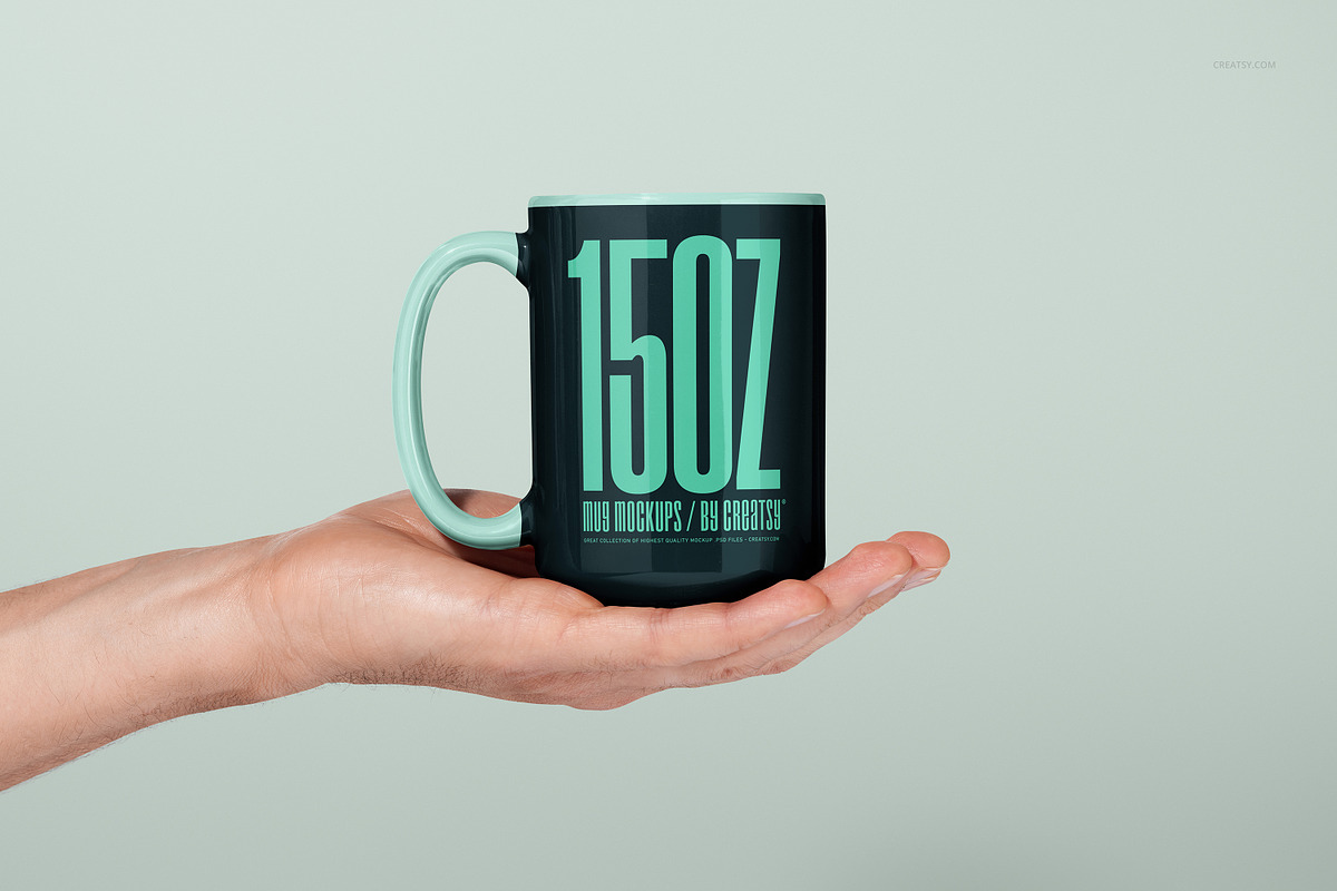Mug Mockup Set 15oz Many Views, a Merchandise Mockup by creatsy5 (Photo 28 of 33)