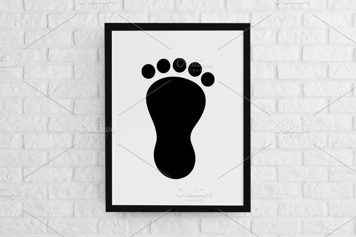 Footprint Silhouette SVG, a Texture Illustration by newminddesign (Photo 2 of 3)