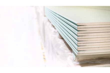 Drywall is sold in the store, an Industrial Photo by yanadjana