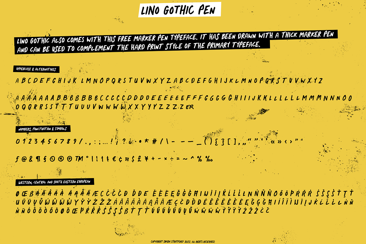 Display Font Lino Gothic, a Sans Serif Font by Itsmesimon (Photo 22 of 23)