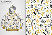 Rap Music Seamless Patterns, a Pattern Graphic by 3Y_Design (Thumbnail 4 of 6)