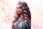 Wotercilor Cute Queen Clipart, a Seasonal Illustration by Craft Nest (Thumbnail 5 of 5)
