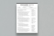 Resume Template, a Resume Template by DesignDevisers (Thumbnail 2 of 10)