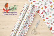 watercolor christmas clipart, an Illustration by Art & Things (Thumbnail 2 of 12)
