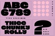 Big Sexy - Sans Serif, a Sans Serif Font by Tropical Type (Thumbnail 8 of 13)