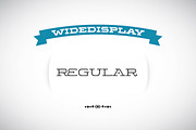 WideDisplay Regular, a Slab Serif Font by Gaslight (Thumbnail 1 of 5)