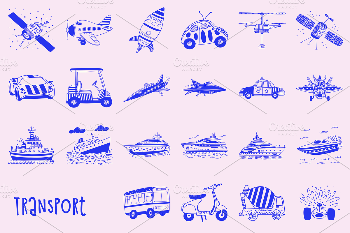 1001 Cute Doodles Bundle, an Object Illustration by Danil Polshin (Photo 57 of 65)