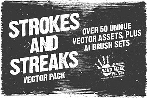 Strokes And Streaks - Vector Pack