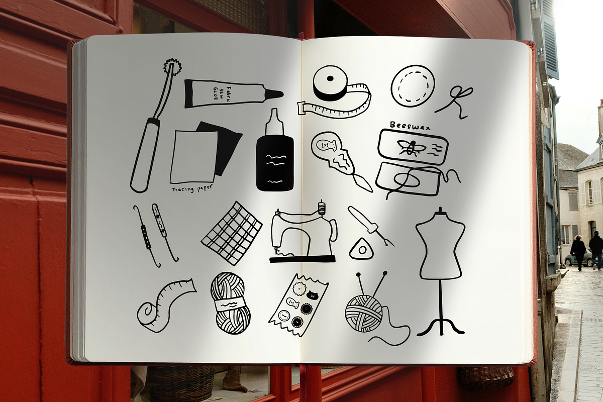 108 Sewing Illustration Collection, an Object Illustration by The Journey Atelier (Photo 12 of 17)
