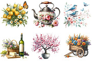 Hawaiian Summer Sublimation Clipart,, a Seasonal Illustration by DreamArtGraphic (Thumbnail 3 of 4)
