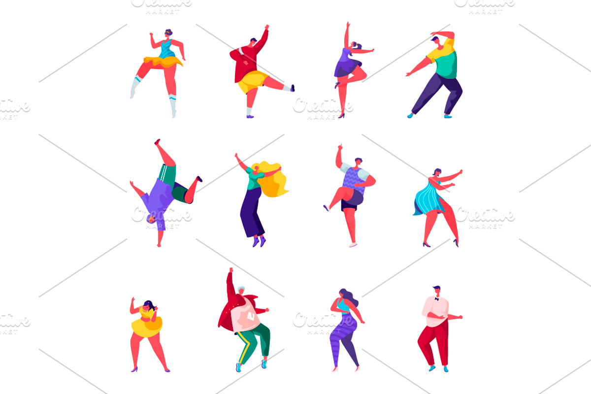 Flat People Character Creator Kit, a Person Illustration by alexdndz