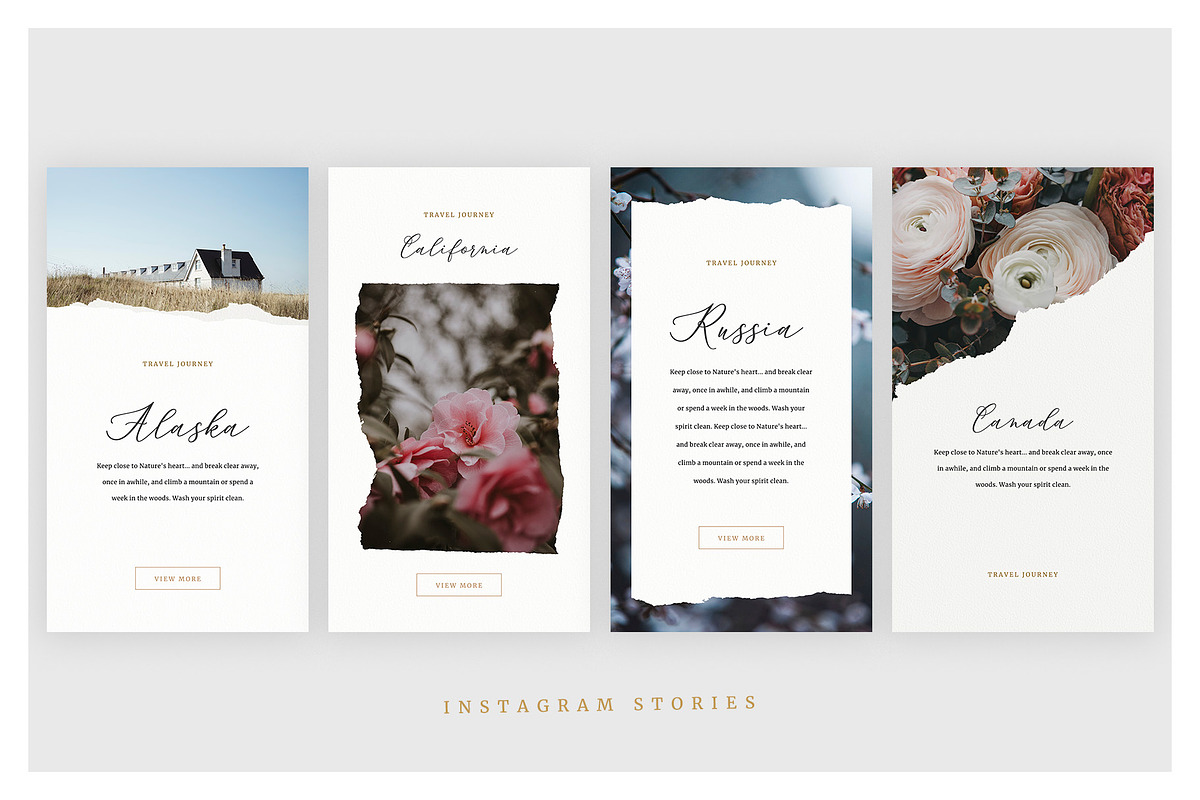 20 Torn Paper Instagram Stories, a Social Media Template by Artcoast Std. (Photo 5 of 7)