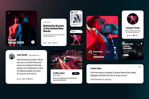 Post Quotes Layout Design, an UI Kit Template by DesignerCandies