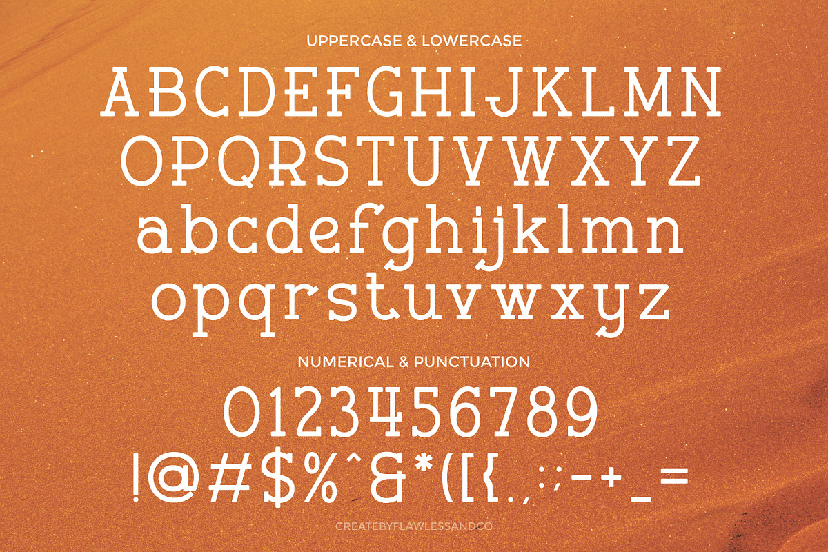 Verhole - Serif Slab Font, a Serif Font by Flawless And Co (Photo 9 of 10)