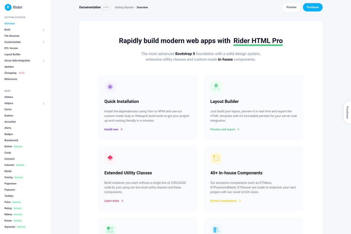 Rider - Bootstrap 5 Admin template, a Bootstrap Template by KeenThemes (Photo 3 of 6)