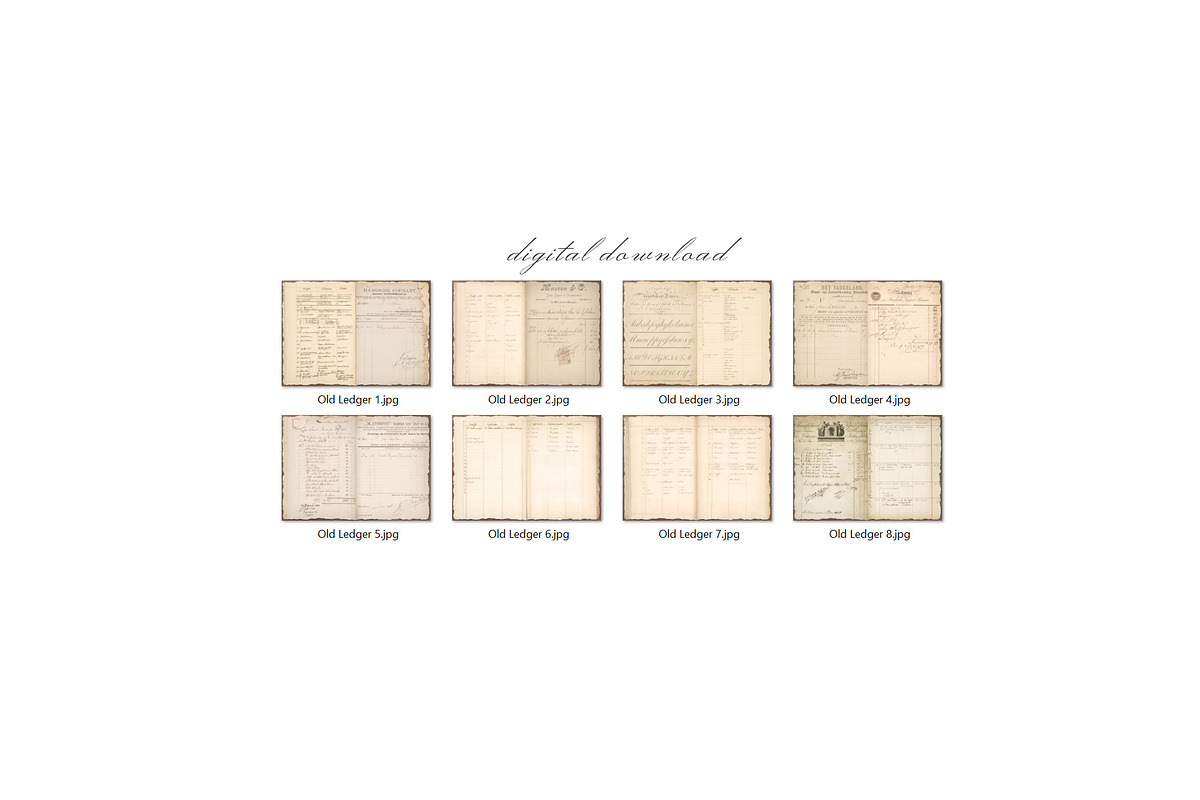Old Ledger Paper, a Texture Illustration by Secret Helper (Photo 7 of 7)